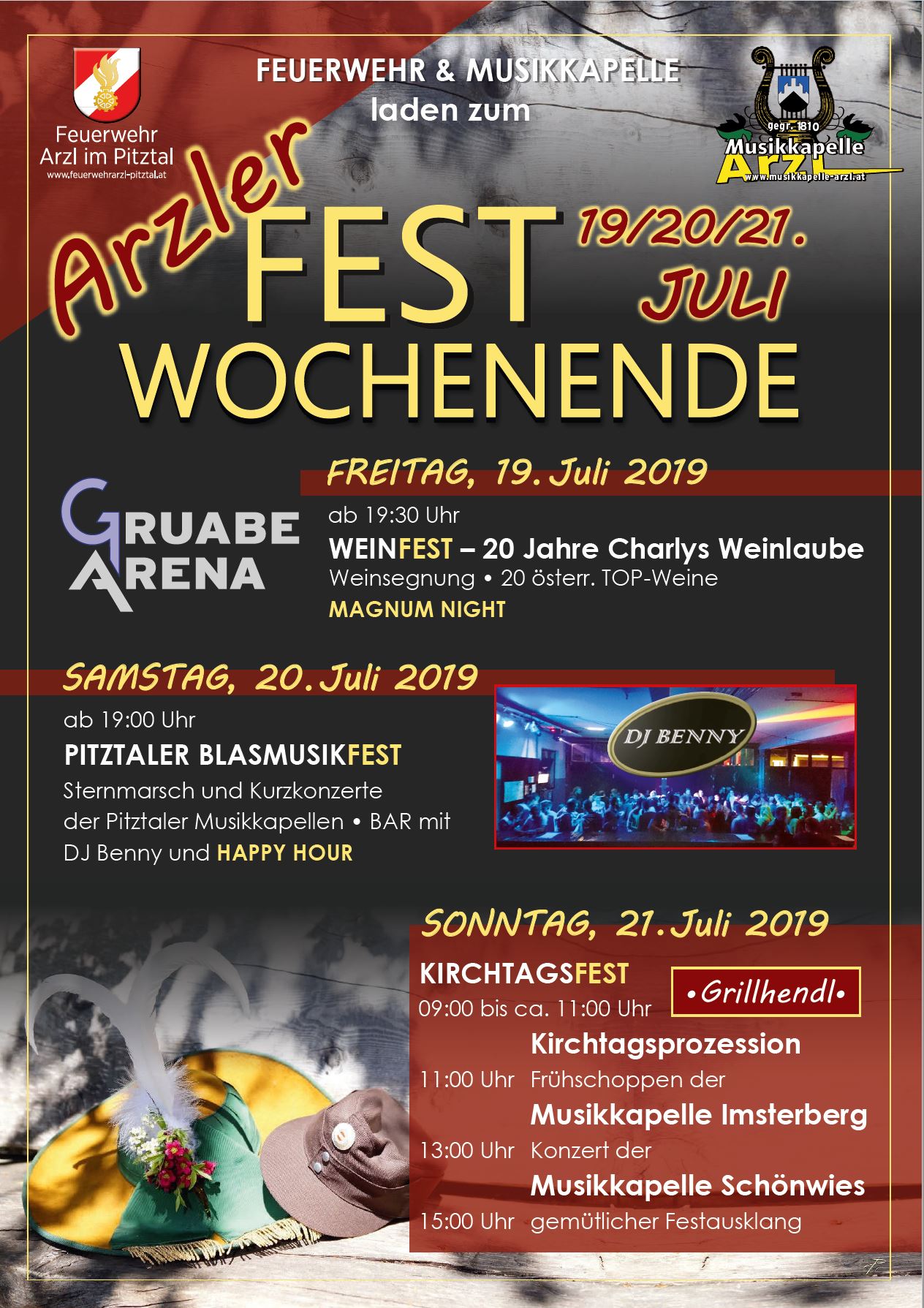 Festwochenende 2019 Plakat